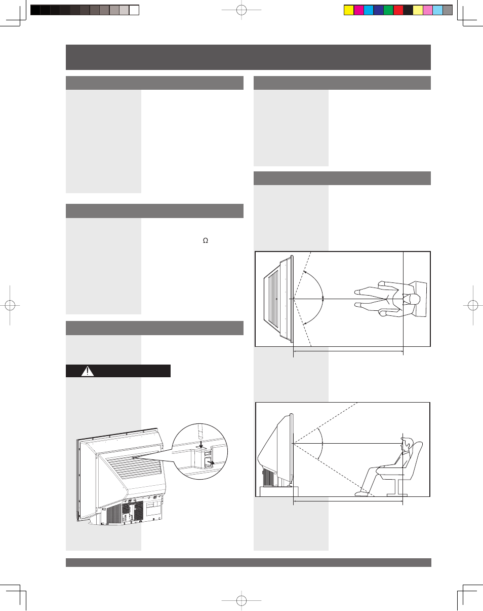 Before using, Warning | Panasonic LSQT1060 C User Manual | Page 6 / 80