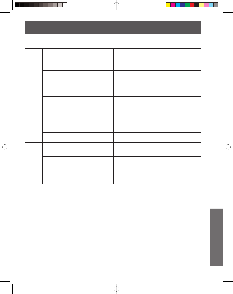 Warning indicators, Information | Panasonic LSQT1060 C User Manual | Page 63 / 80