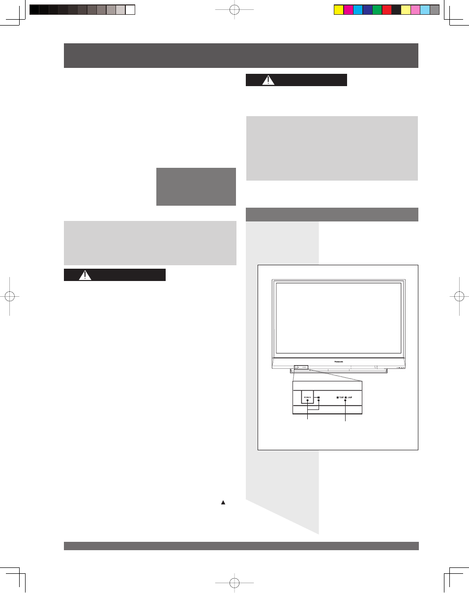 Replacing the lamp unit, Warning caution, Lamp replacement procedure | Panasonic LSQT1060 C User Manual | Page 64 / 80