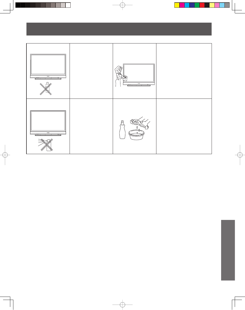 Cleaning | Panasonic LSQT1060 C User Manual | Page 69 / 80