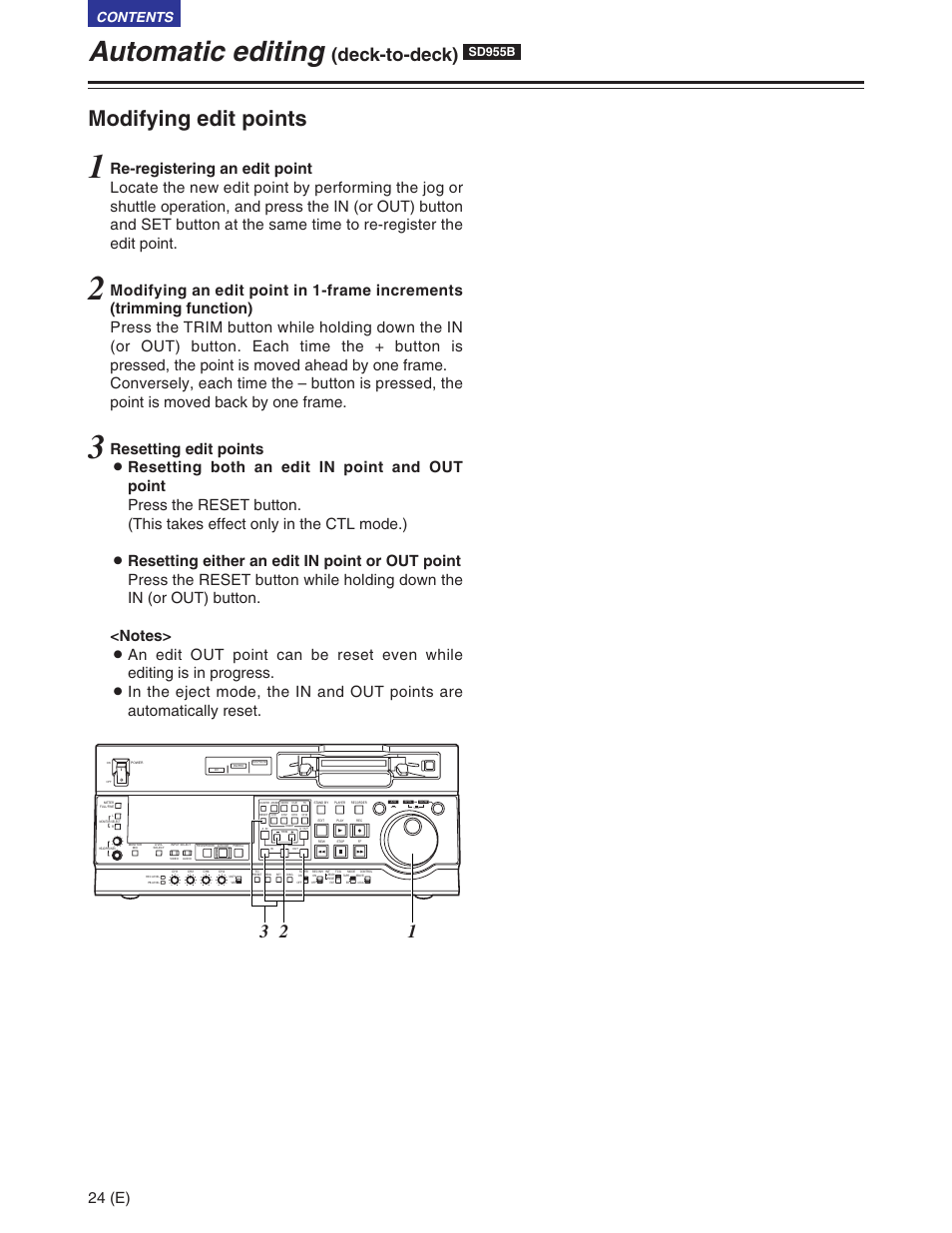 Panasonic AJ-SD930BE User Manual | Page 24 / 81