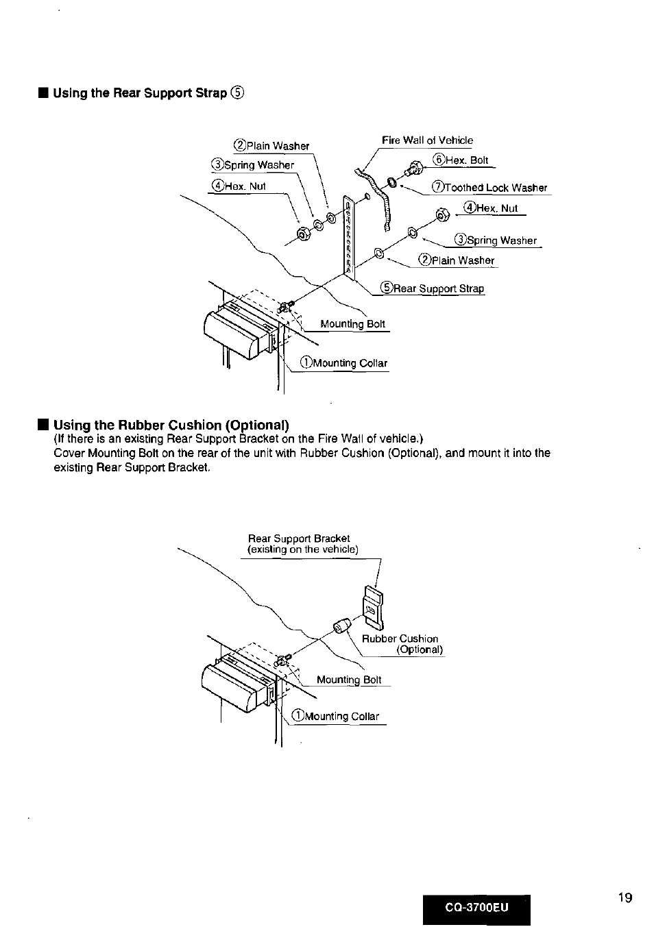 Panasonic CQ3700EU User Manual | Page 19 / 28