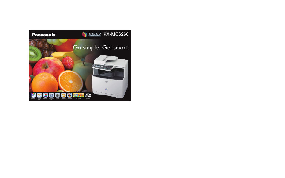 Panasonic KX-MC6260 User Manual | 2 pages