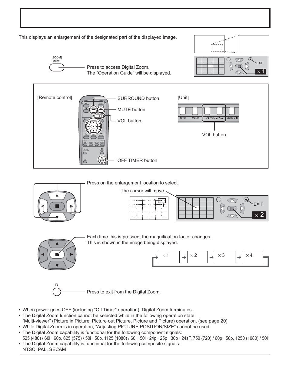 Digital zoom | Panasonic TH-32LHD7 User Manual | Page 24 / 36