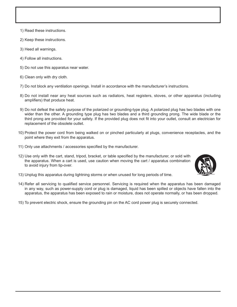 Important safety instructions | Panasonic TH-32LHD7 User Manual | Page 3 / 36