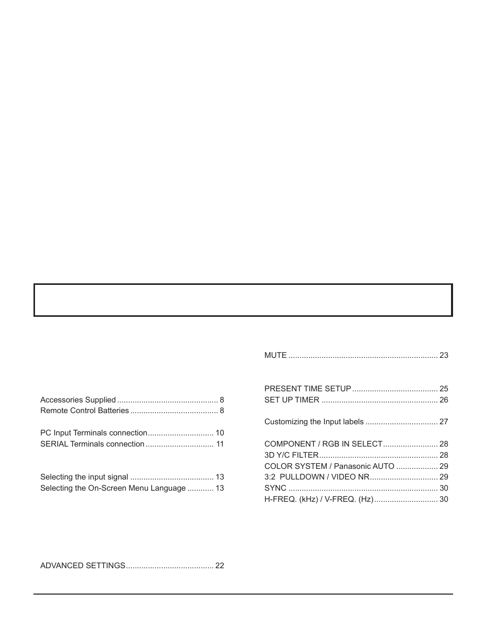 Panasonic TH-32LHD7 User Manual | Page 4 / 36