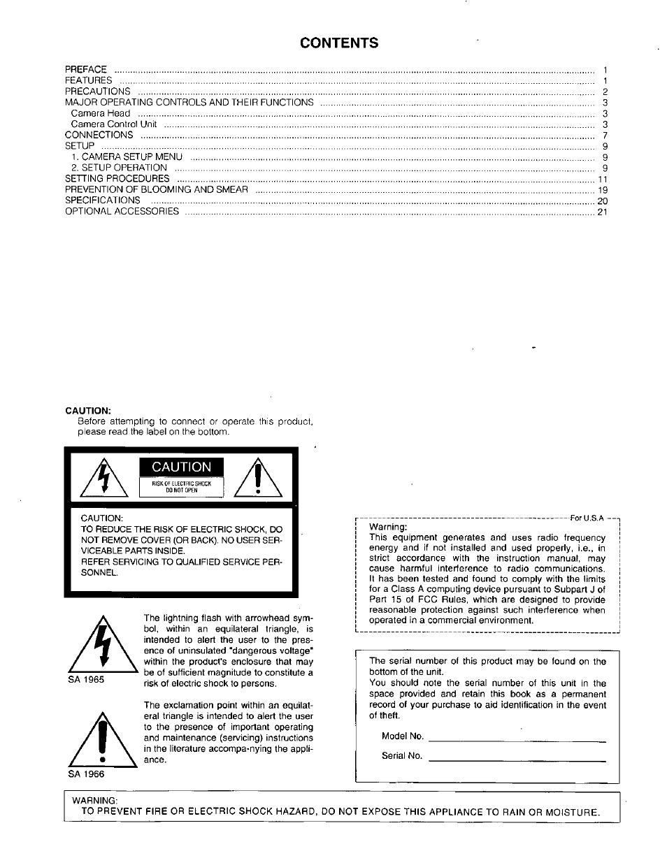 Panasonic GP-US532H User Manual | Page 2 / 24