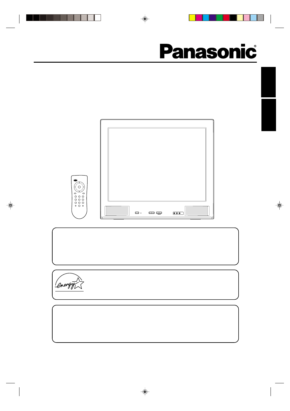 Panasonic CT-2701 User Manual | 24 pages