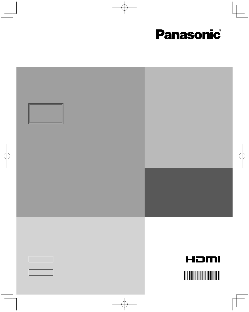 Panasonic HDMI TH-50PH20U User Manual | 24 pages