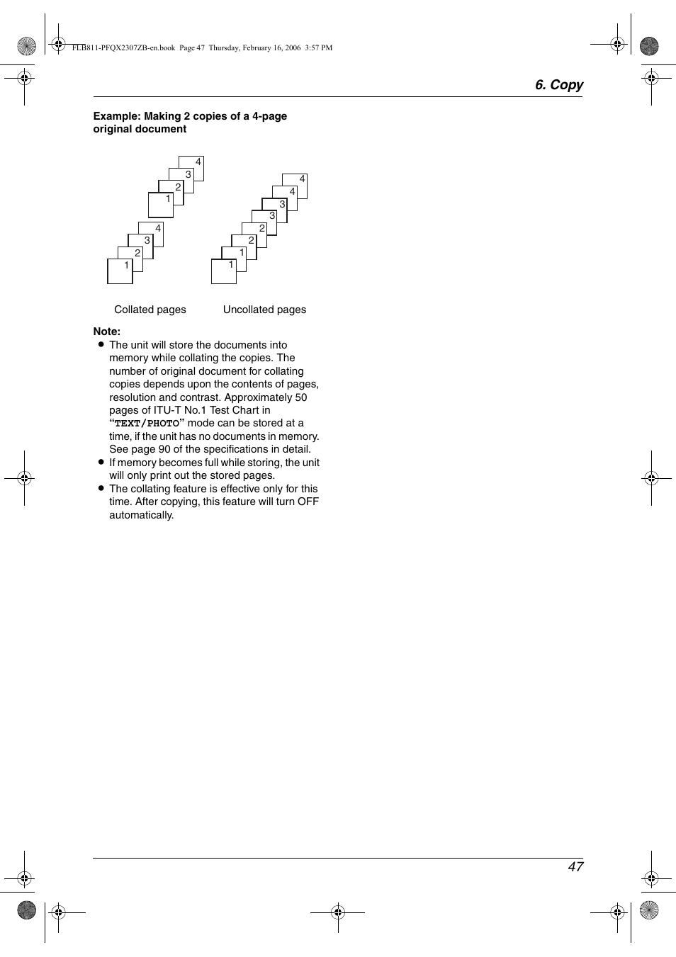 Copy 47 | Panasonic KX-FLB811 User Manual | Page 49 / 106