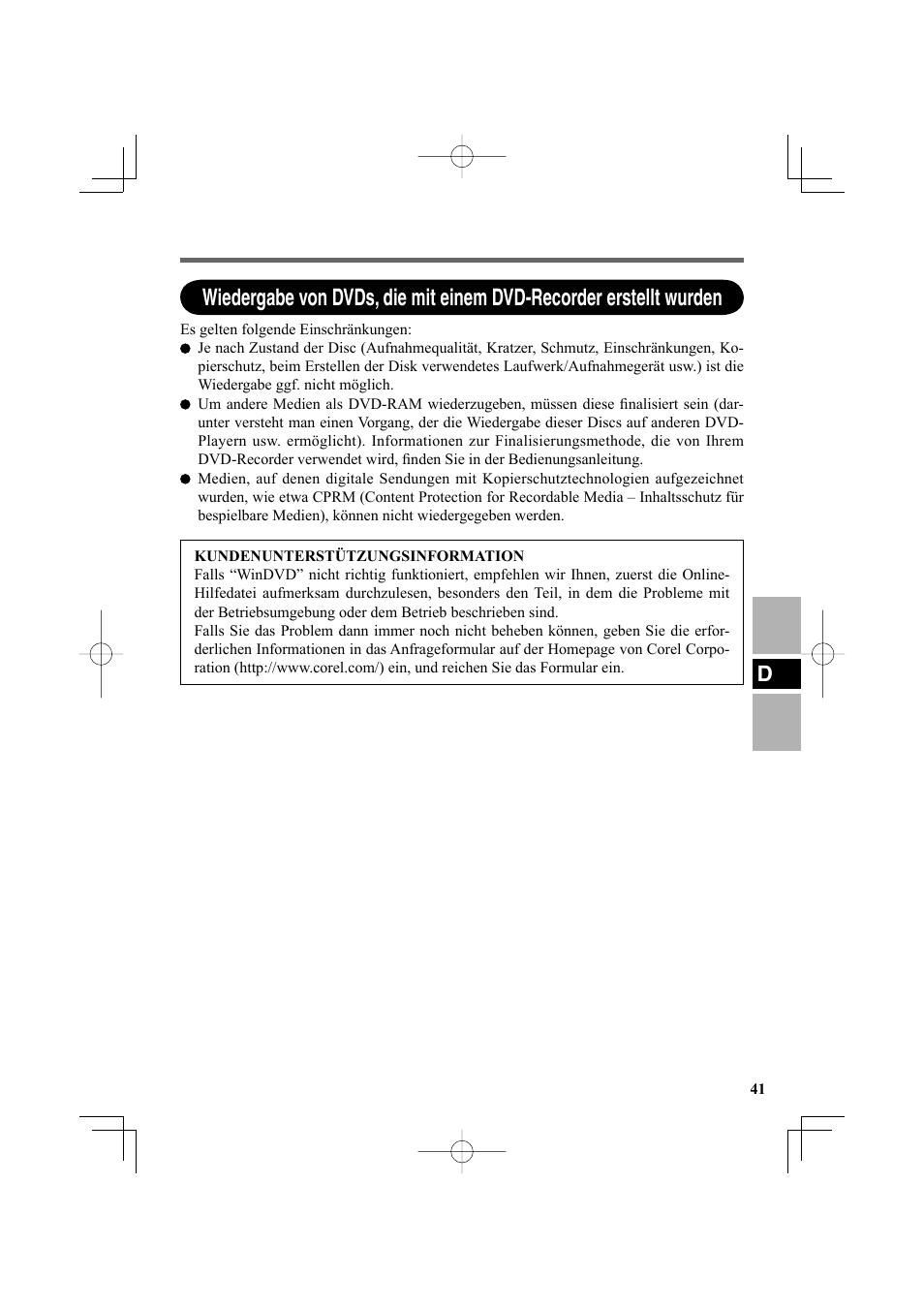 Panasonic CF-VDR302U User Manual | Page 41 / 88