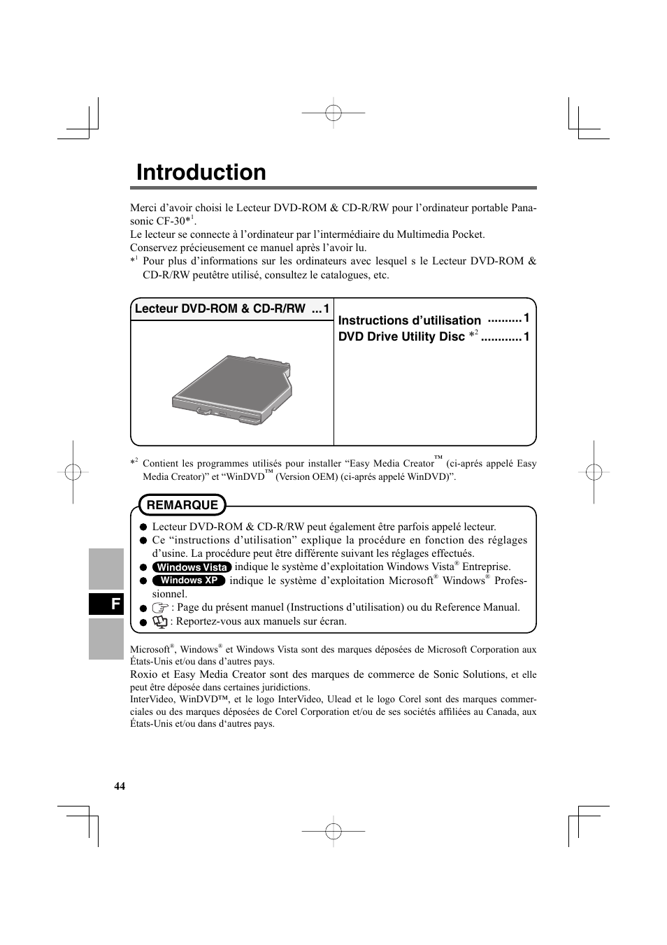 Introduction | Panasonic CF-VDR302U User Manual | Page 44 / 88