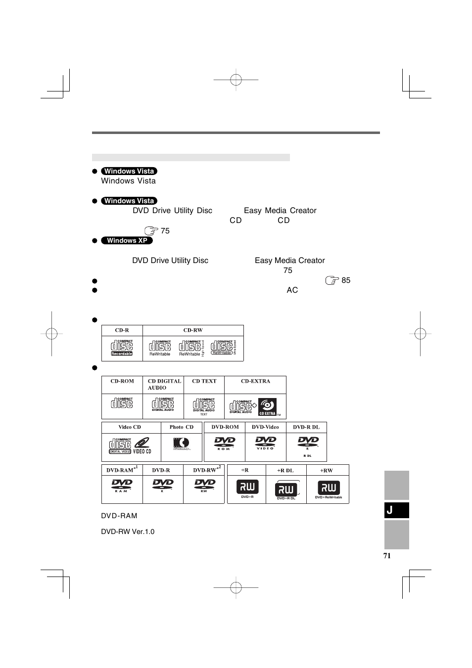 Panasonic CF-VDR302U User Manual | Page 71 / 88