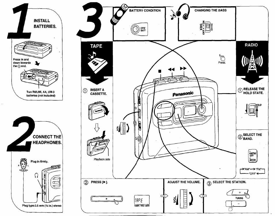 Panasonic RQ-C05V User Manual | Page 2 / 4