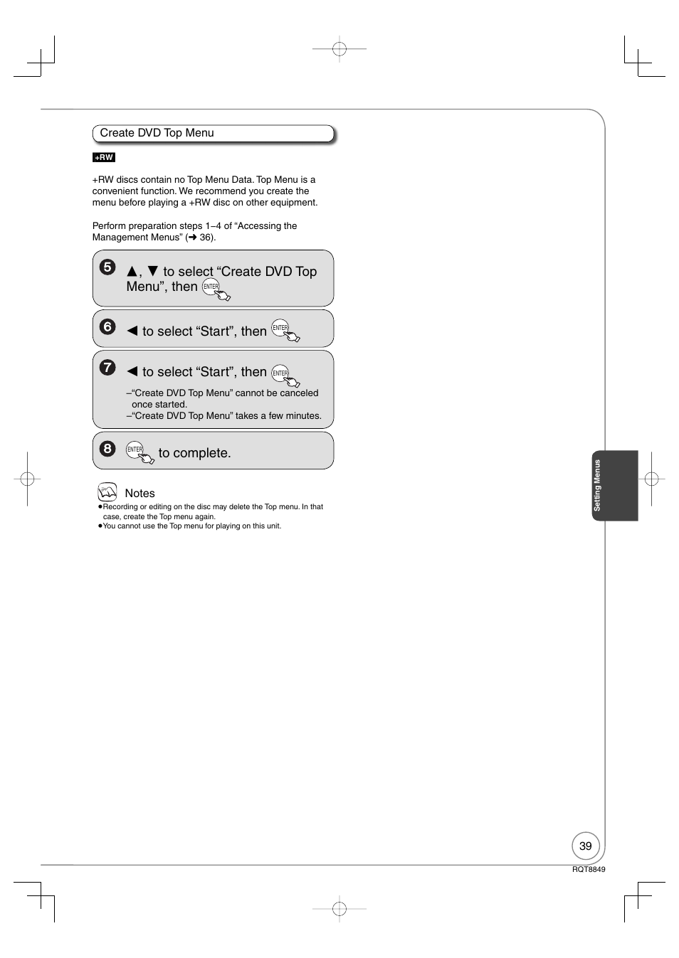 Panasonic DMR-EZ37V User Manual | Page 39 / 88