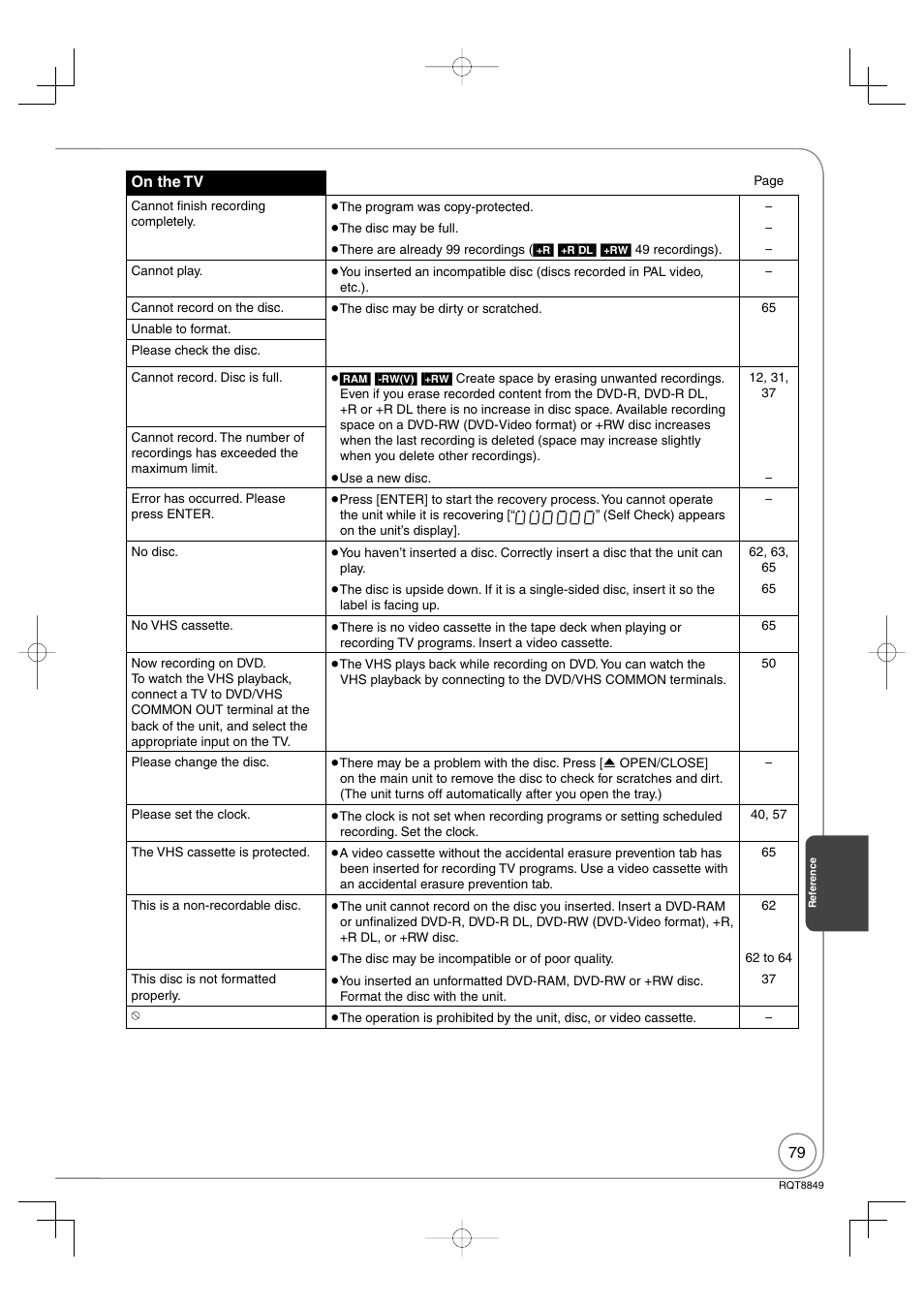 Panasonic DMR-EZ37V User Manual | Page 79 / 88