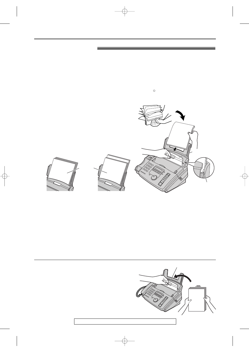 Setup, Recording paper | Panasonic KX-FP80  EN User Manual | Page 11 / 76
