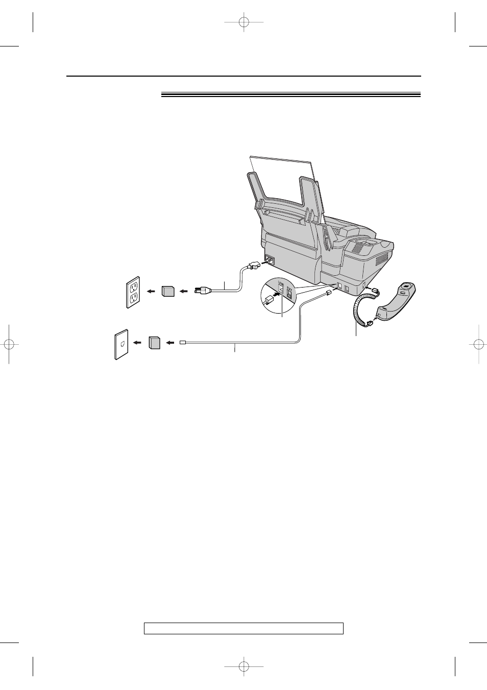 Setup, Connections | Panasonic KX-FP80  EN User Manual | Page 12 / 76