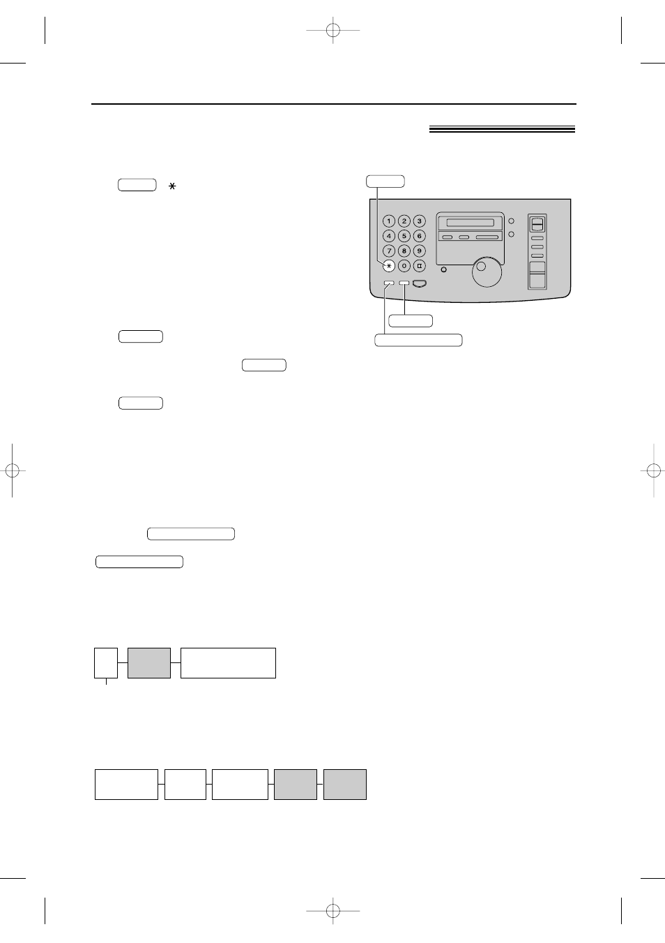 Making and answering calls, Tone, flash and pause buttons, Tone button | Flash button, Entering pauses | Panasonic KX-FP80  EN User Manual | Page 19 / 76