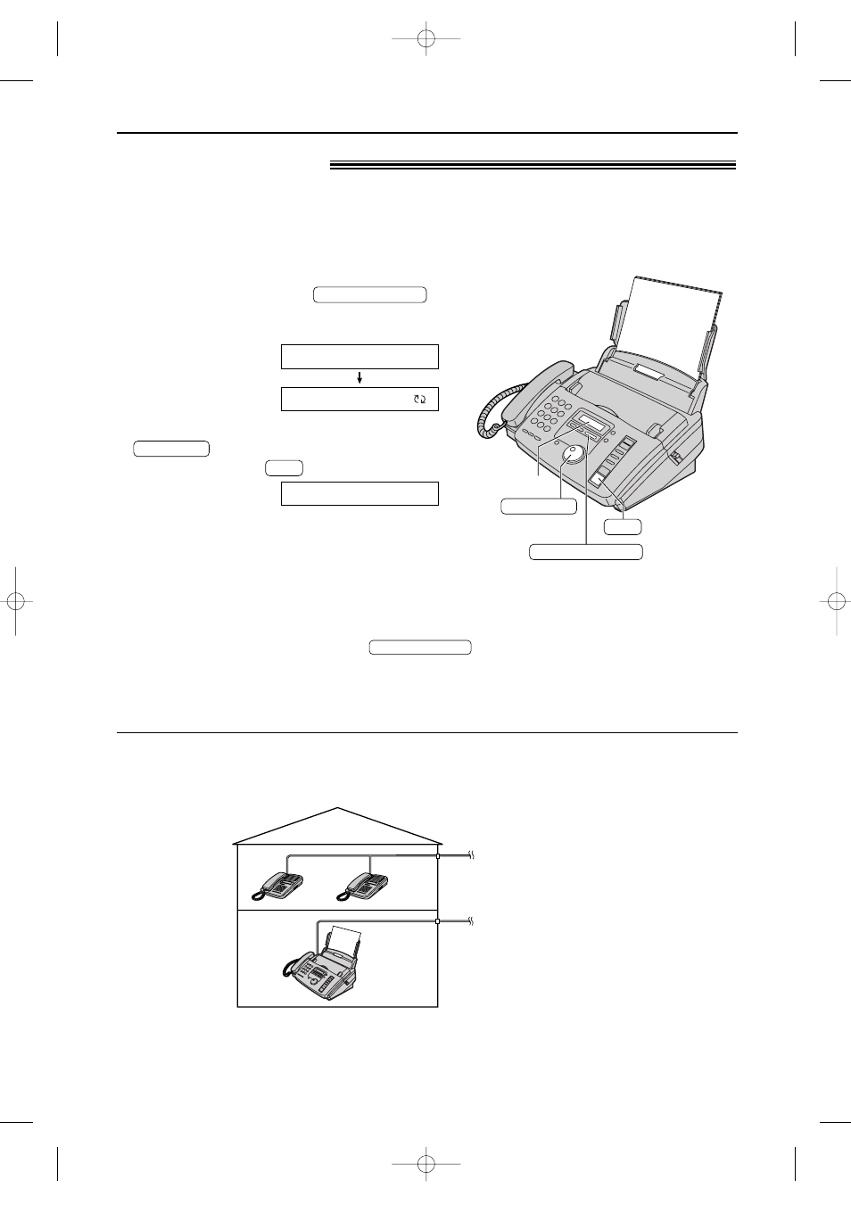 Receiving faxes, Fax only mode ! (all calls are received as faxes), Activating the fax only mode | Panasonic KX-FP80  EN User Manual | Page 39 / 76