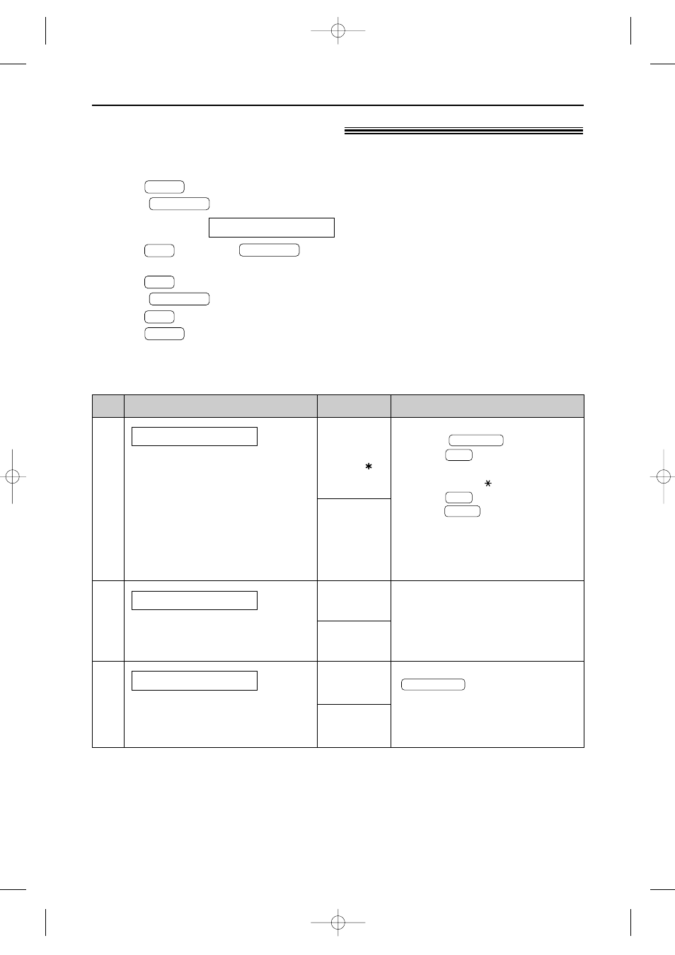 Features summary, Advanced features, Programming table (cont.) | Cont.), How to set menu options | Panasonic KX-FP80  EN User Manual | Page 52 / 76