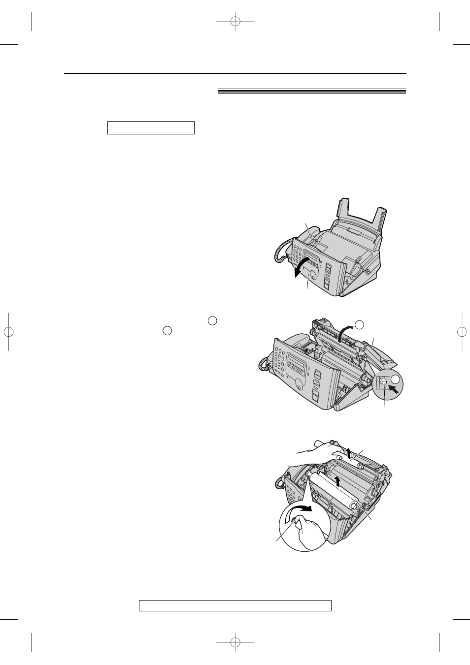 Ink film, Replacing the ink film | Panasonic KX-FP80  EN User Manual | Page 64 / 76