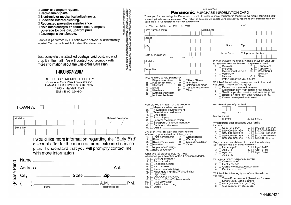 Panasonic CQ-C1301U User Manual | Page 22 / 24