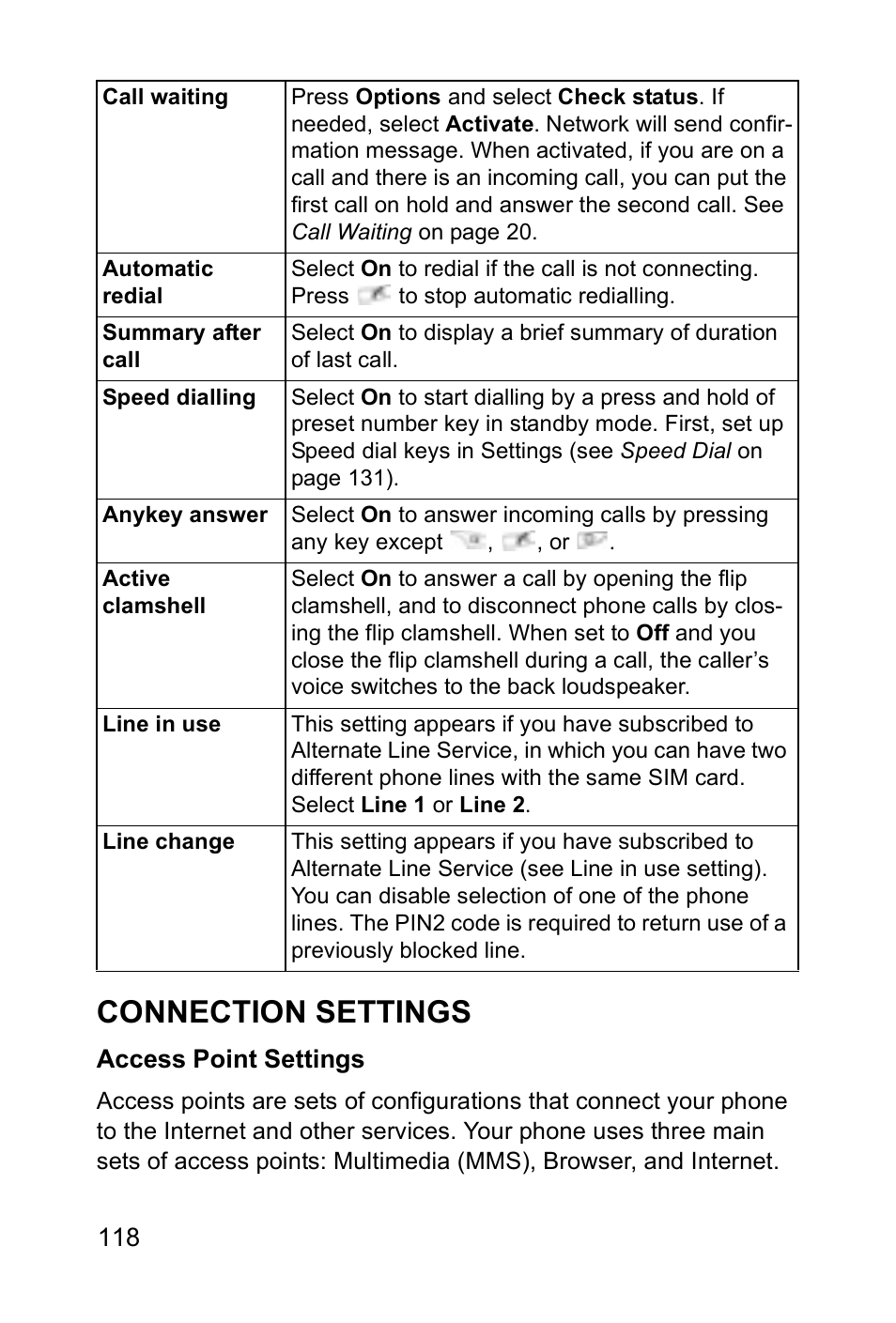 Connection settings | Panasonic EB-X700 User Manual | Page 121 / 179
