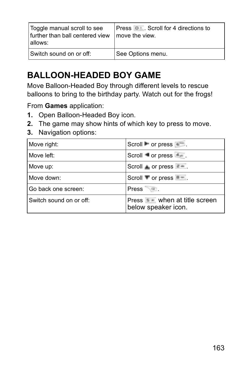 Balloon-headed boy game | Panasonic EB-X700 User Manual | Page 166 / 179