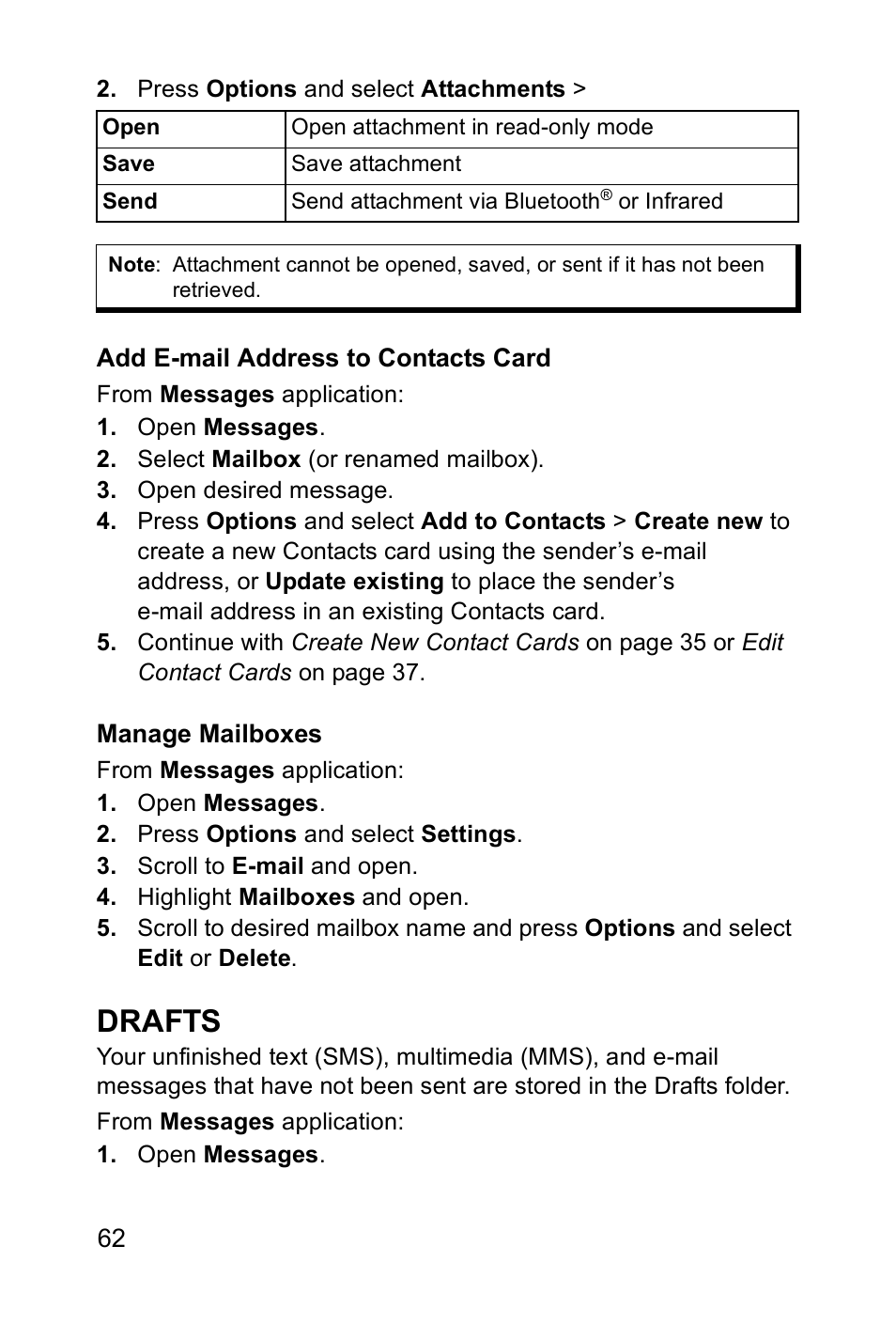 Drafts | Panasonic EB-X700 User Manual | Page 65 / 179