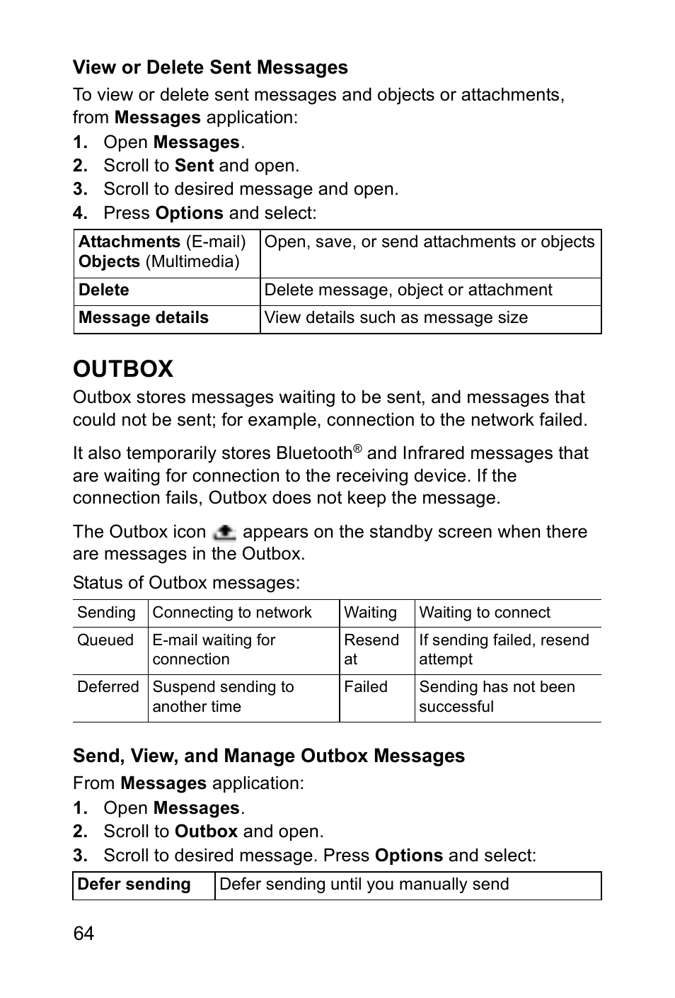 Outbox | Panasonic EB-X700 User Manual | Page 67 / 179