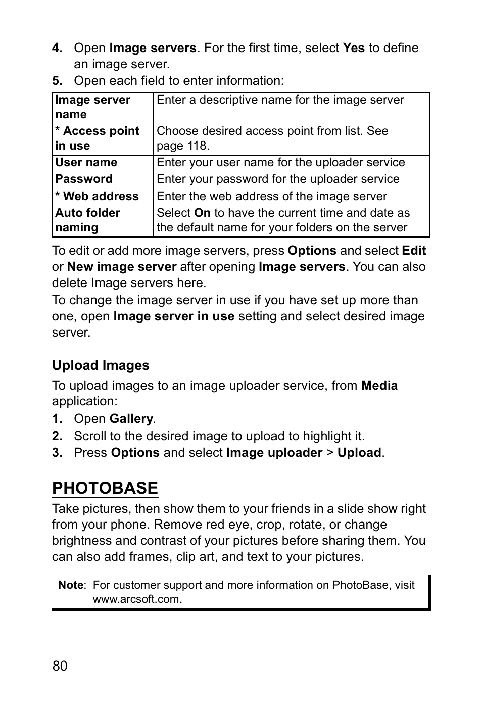 Photobase | Panasonic EB-X700 User Manual | Page 83 / 179