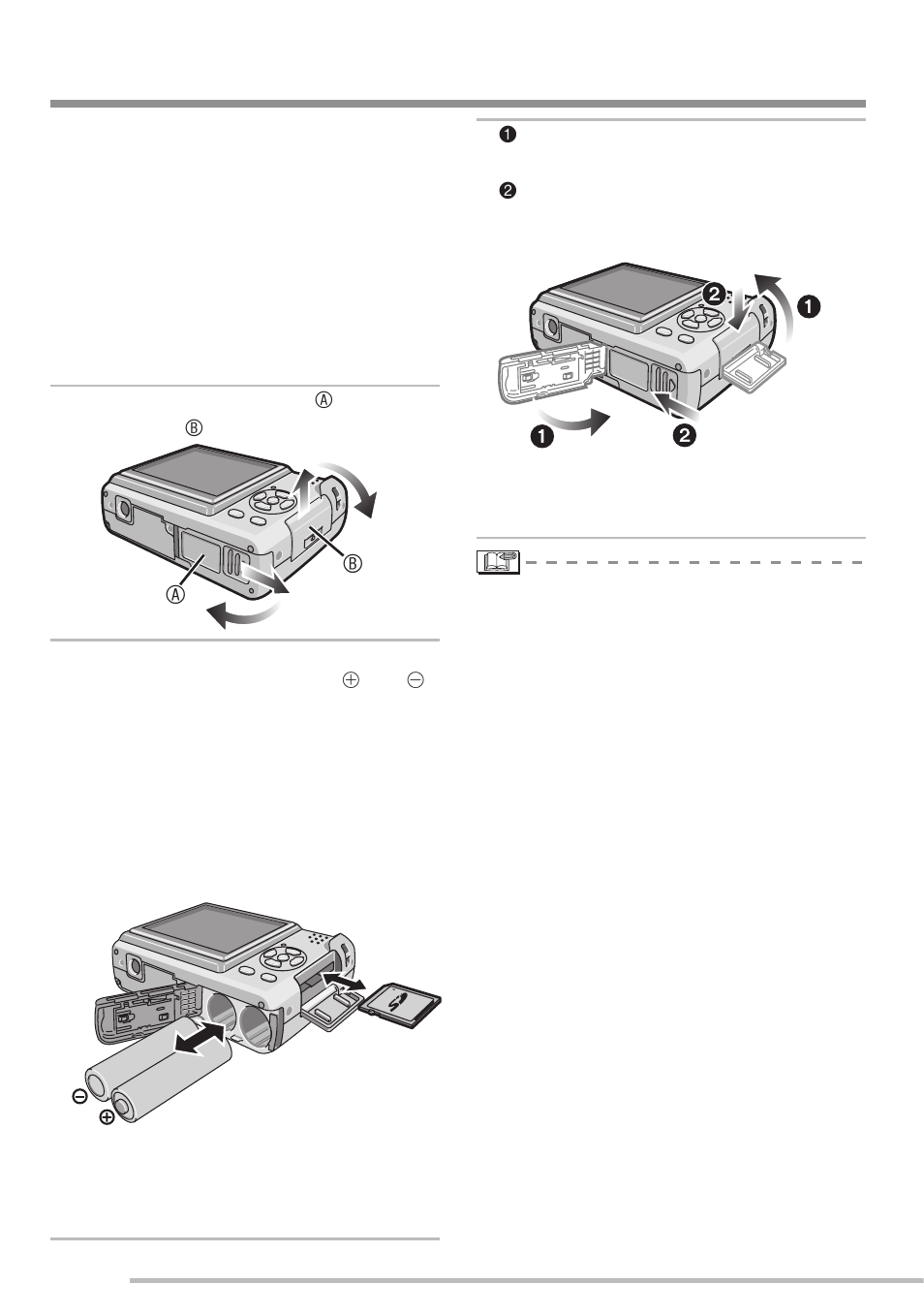 Inserting/removing the batteries/card | Panasonic DMC-LS75 User Manual | Page 14 / 112