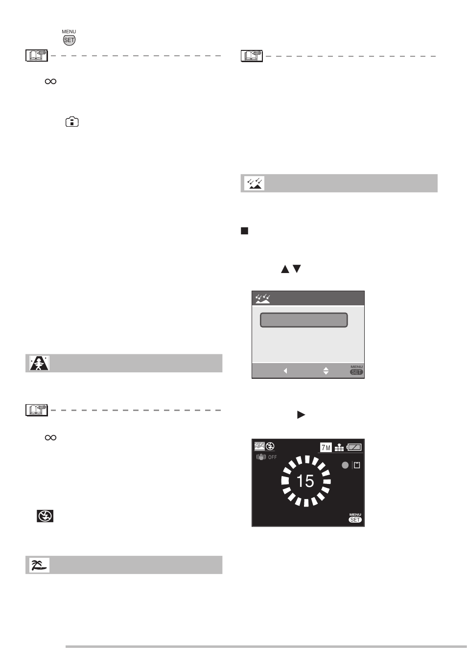 High sensitivity mode, Beach mode, Starry sky mode | Panasonic DMC-LS75 User Manual | Page 50 / 112