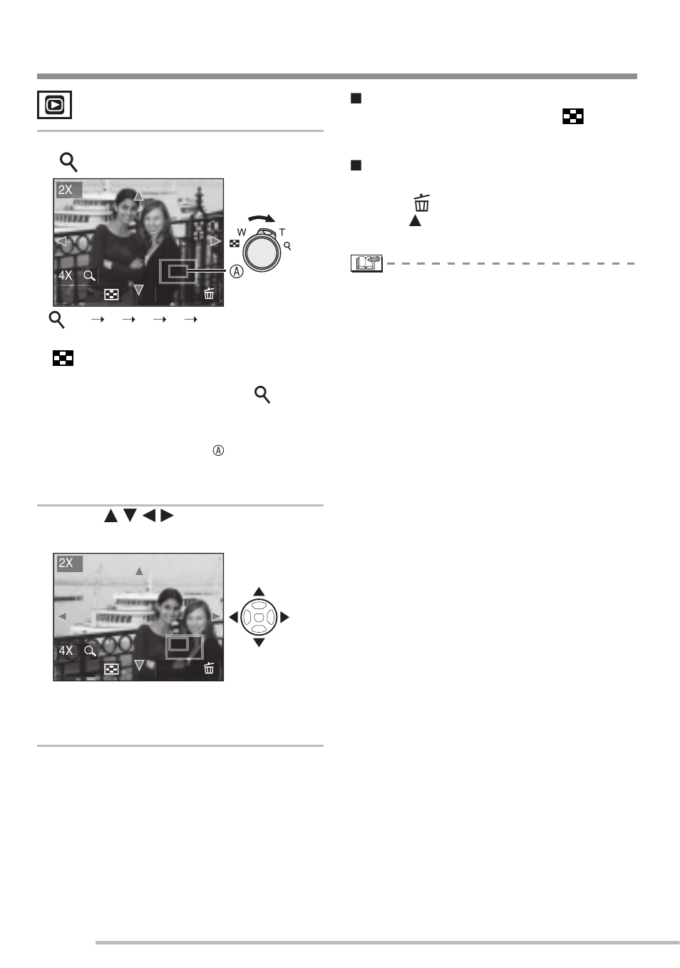 Using the playback zoom | Panasonic DMC-LS75 User Manual | Page 68 / 112