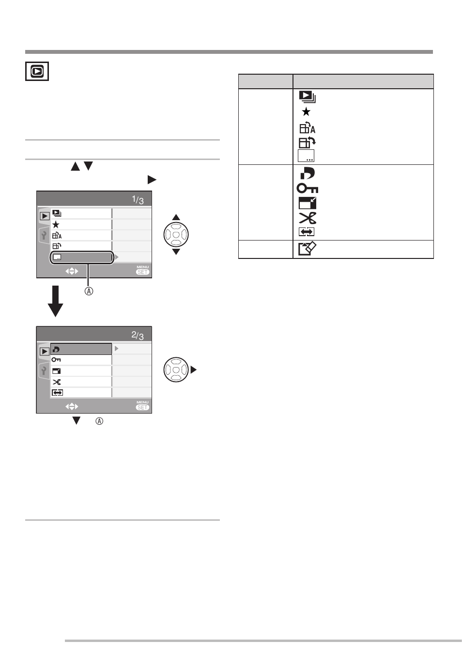 Using the [play] mode menu | Panasonic DMC-LS75 User Manual | Page 70 / 112
