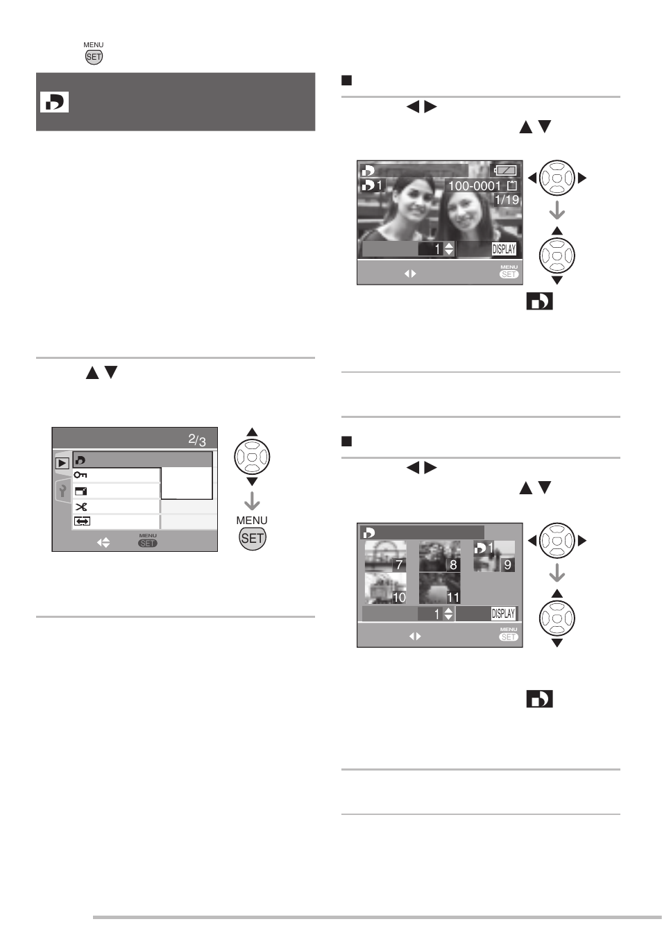 Dpof print, 2 press [menu/set] twice to close the menu | Panasonic DMC-LS75 User Manual | Page 76 / 112
