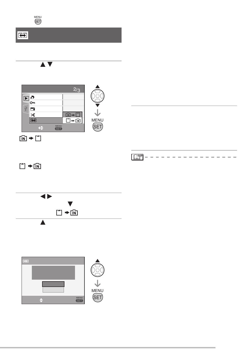 Copy, 4 press [menu/set] several times to close the menu | Panasonic DMC-LS75 User Manual | Page 81 / 112