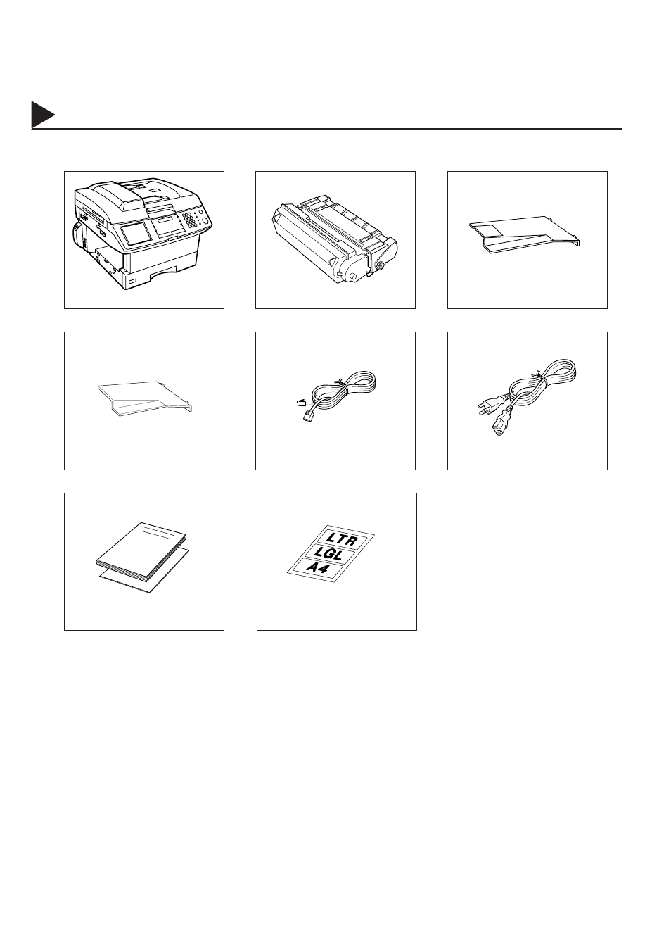 Main unit and accessories | Panasonic PANAFAX DF-1100 User Manual | Page 18 / 221