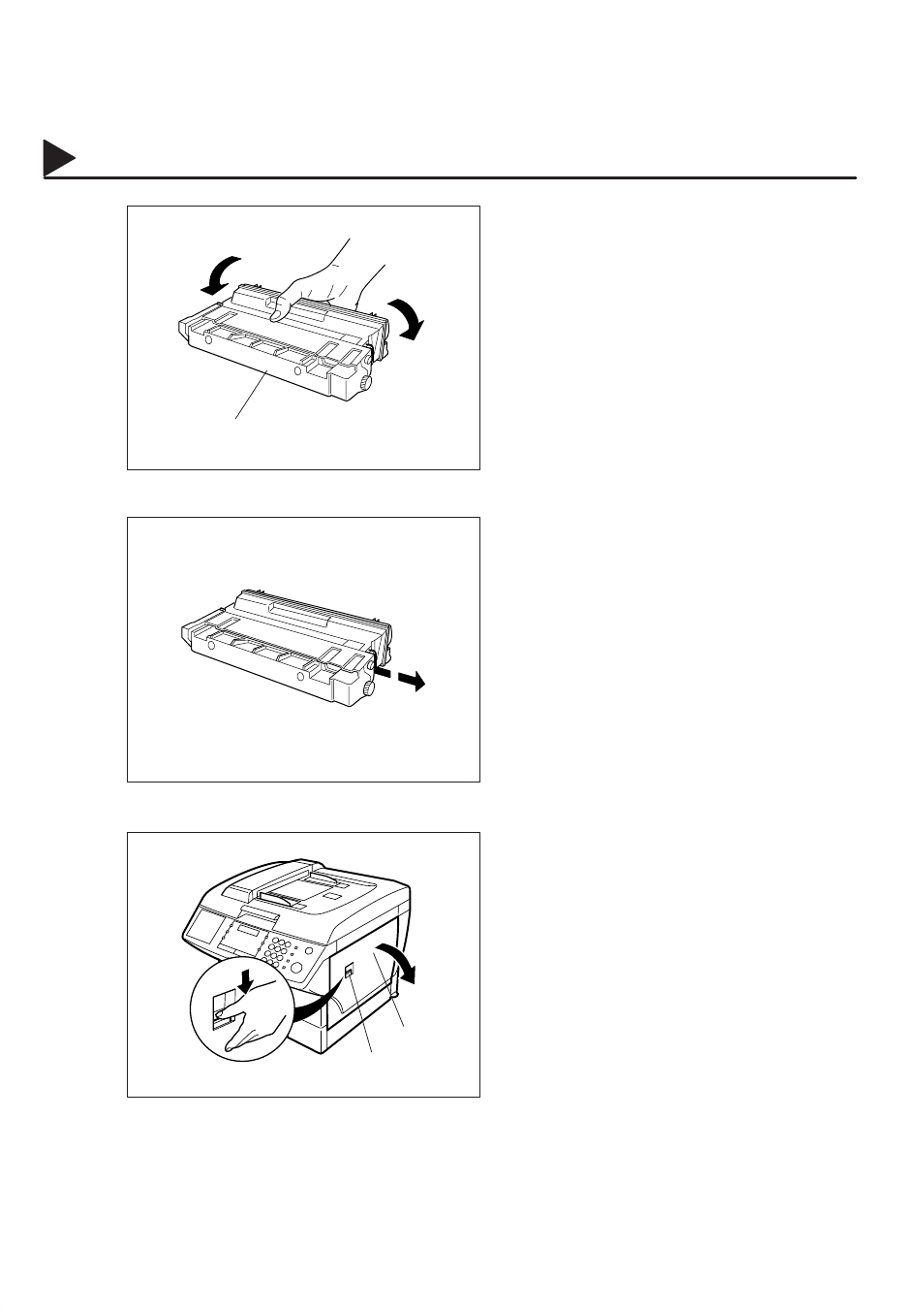 Installing the toner cartridge | Panasonic PANAFAX DF-1100 User Manual | Page 20 / 221