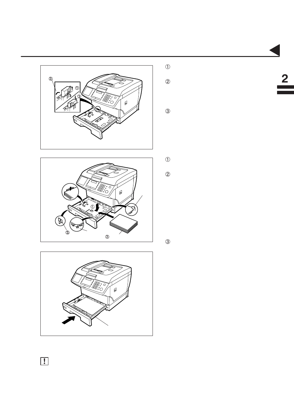 Loading the recording paper | Panasonic PANAFAX DF-1100 User Manual | Page 23 / 221