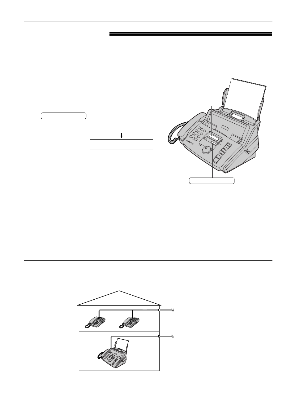 Receiving faxes, Fax only mode ! (all calls are received as faxes), Activating the fax only mode | Panasonic KX-FP185E User Manual | Page 43 / 94