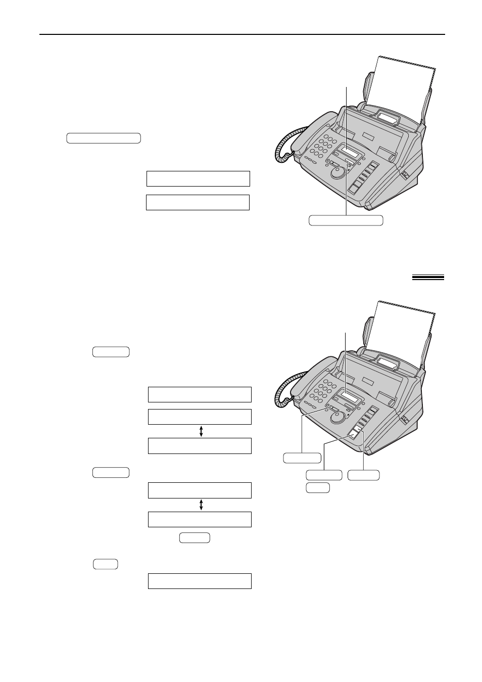 Greeting (kx-fp185, Only), Kx-fm189 | Erasing your own recorded greeting messages | Panasonic KX-FP185E User Manual | Page 57 / 94