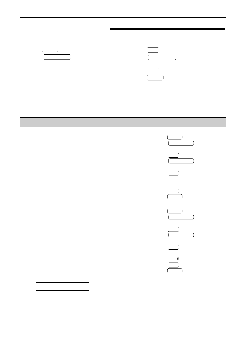 Features summary, Basic features (cont.), Programming table (cont.) | How to set menu options | Panasonic KX-FP185E User Manual | Page 68 / 94