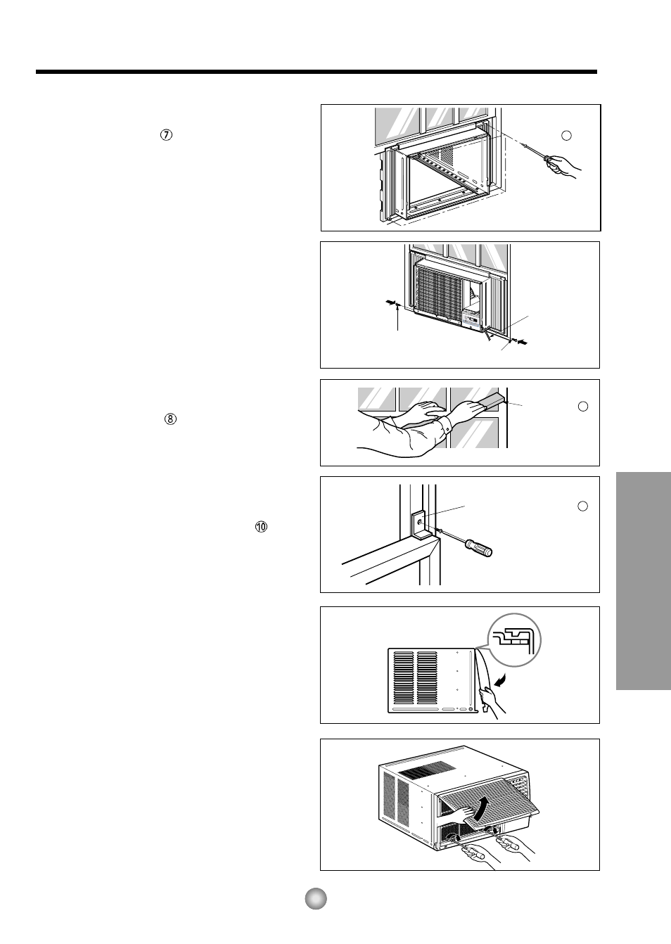 Features and installation | Panasonic CW-XC120HU User Manual | Page 13 / 35