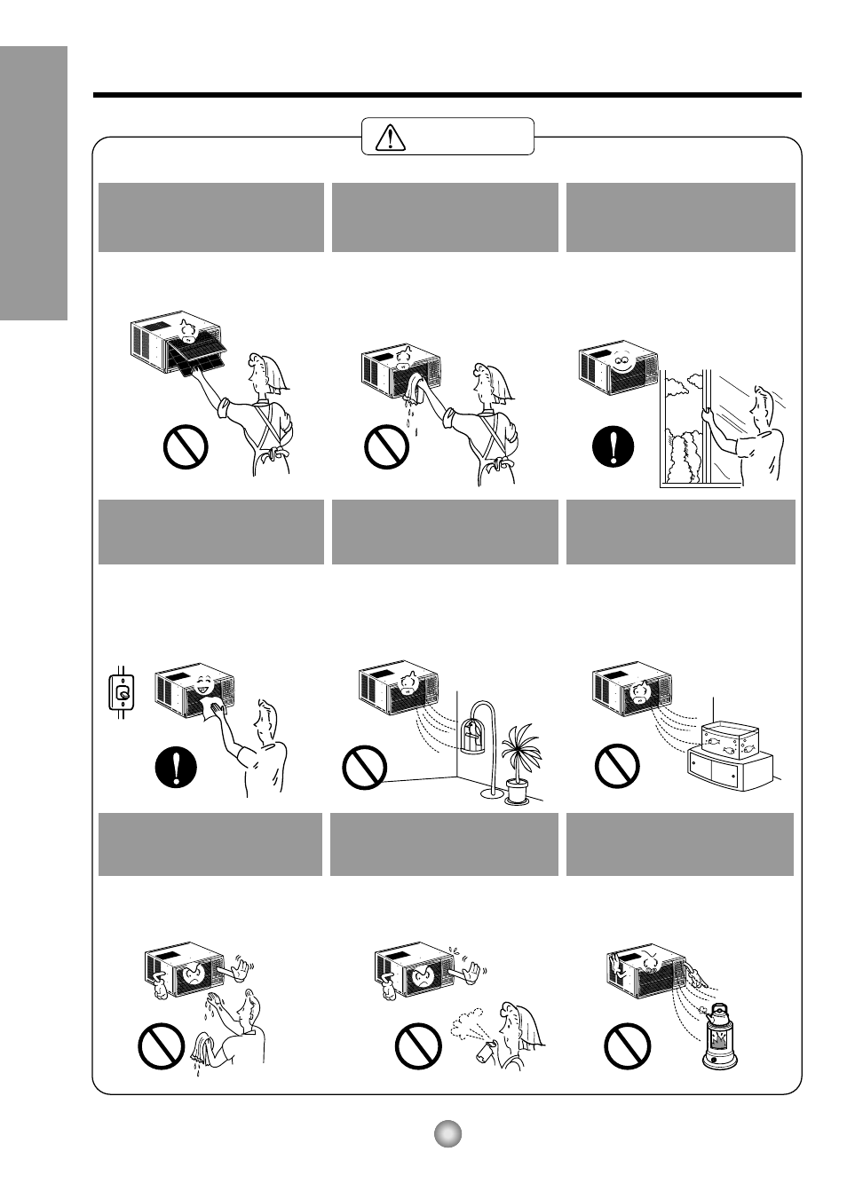 Precauciones importantes de seguridad, Precaucion | Panasonic CW-XC120HU User Manual | Page 20 / 35