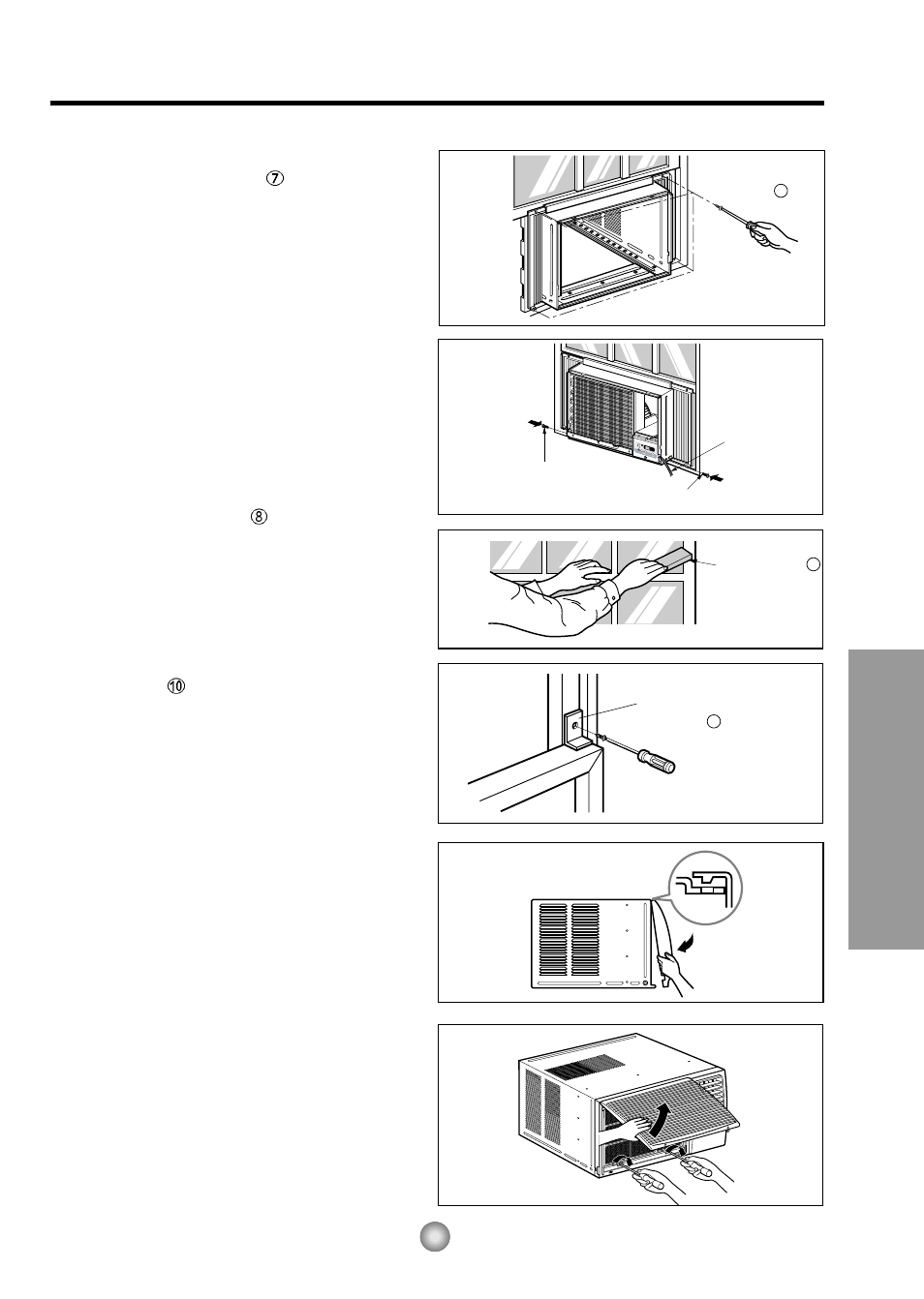 Características e instalacion | Panasonic CW-XC120HU User Manual | Page 29 / 35