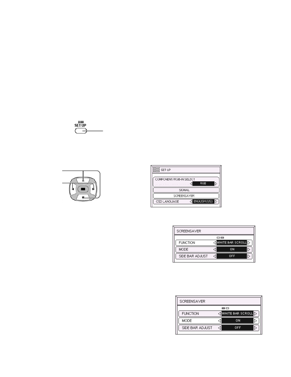 After image prevention, Screen saver feature | Panasonic GPH5D User Manual | Page 52 / 92