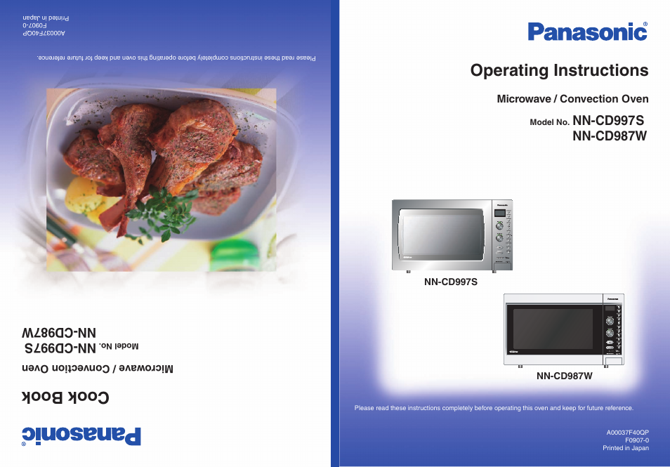 Panasonic NN-CD987W User Manual | 35 pages