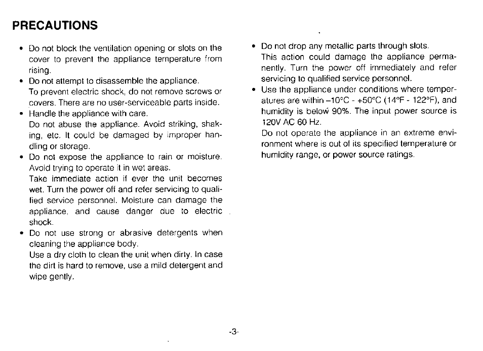 Panasonic WV-PS11B User Manual | Page 5 / 12